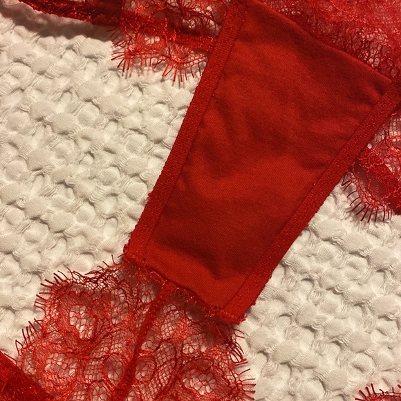 NWOT Incanto Luxury Lace Leather detailed panties size M - Picture 5 of 6